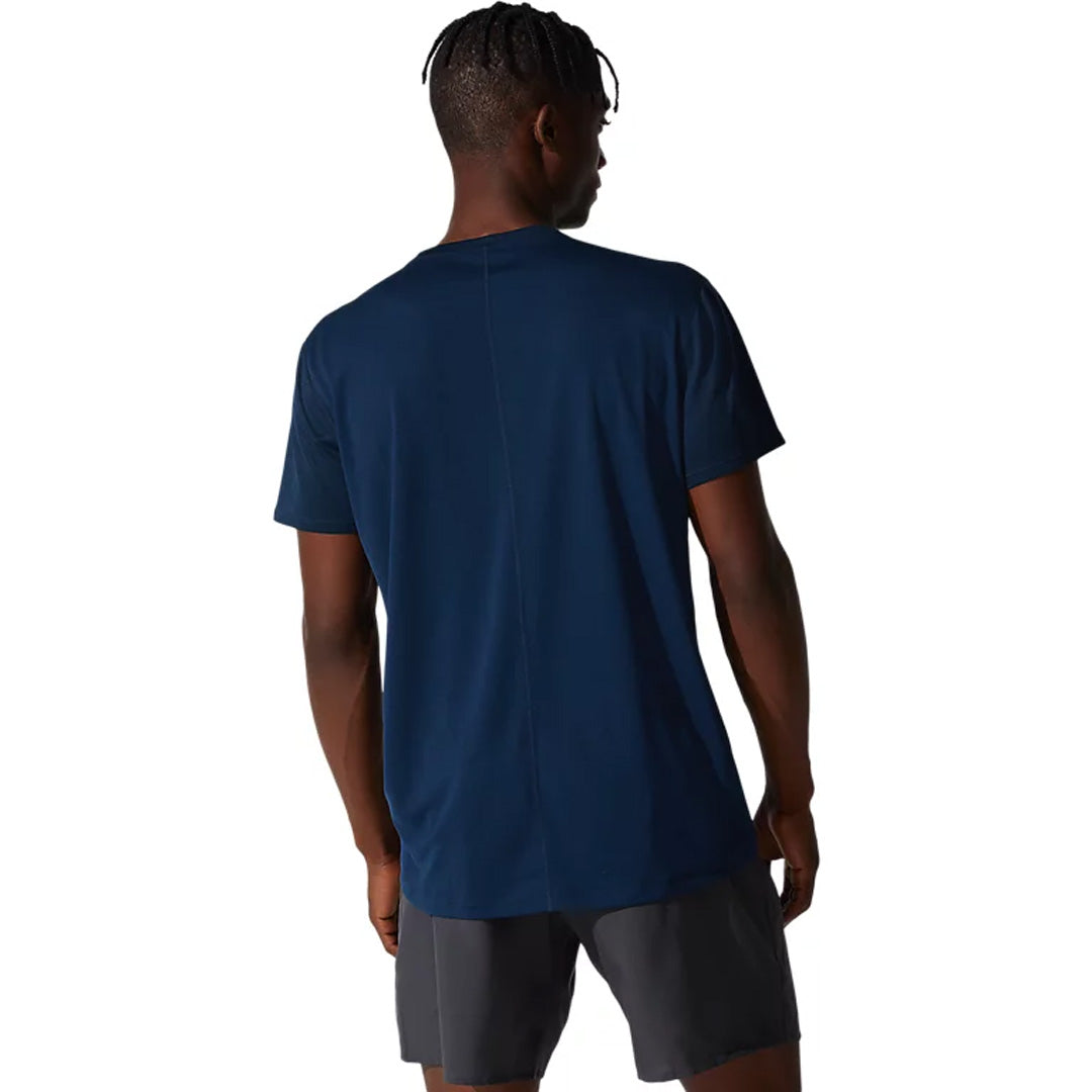 Asics Silver SS Men's Running T-Shirt - French Blue
