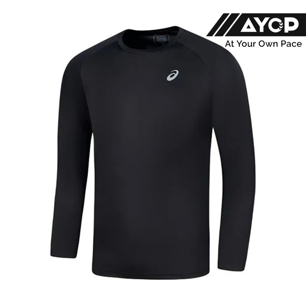Asics Icon Long Sleeve Men's Running T-Shirt - Performance Black