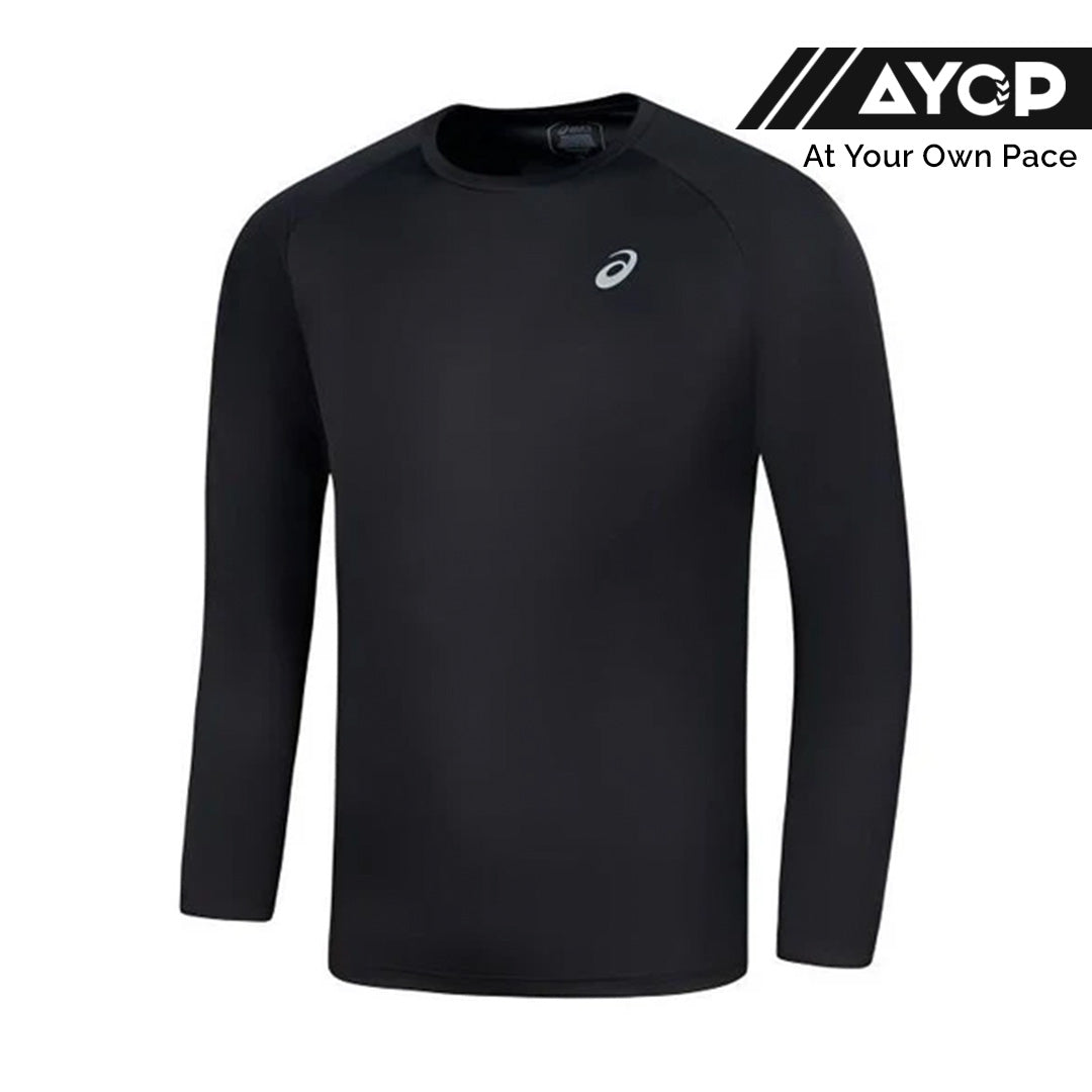 Asics Icon Long Sleeve Men's Running T-Shirt - Performance Black