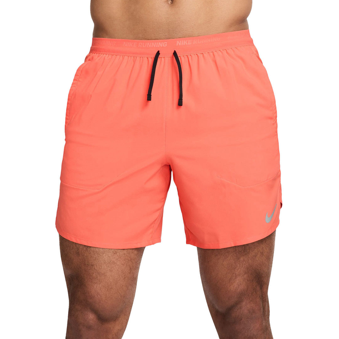 Nike Dri-FIT Stride Brief-lined 7-inch Men's Running Shorts - Light Wild Mango
