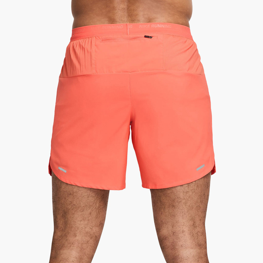 Nike Dri-FIT Stride Brief-lined 7-inch Men's Running Shorts - Light Wild Mango