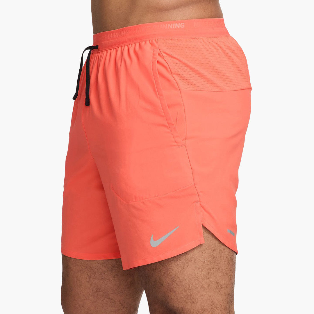 Nike Dri-FIT Stride Brief-lined 7-inch Men's Running Shorts - Light Wild Mango