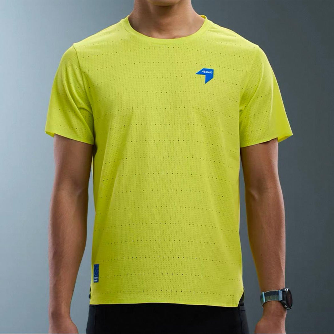 Nedao QiFlow Men's Running T-Shirt - Electric Green