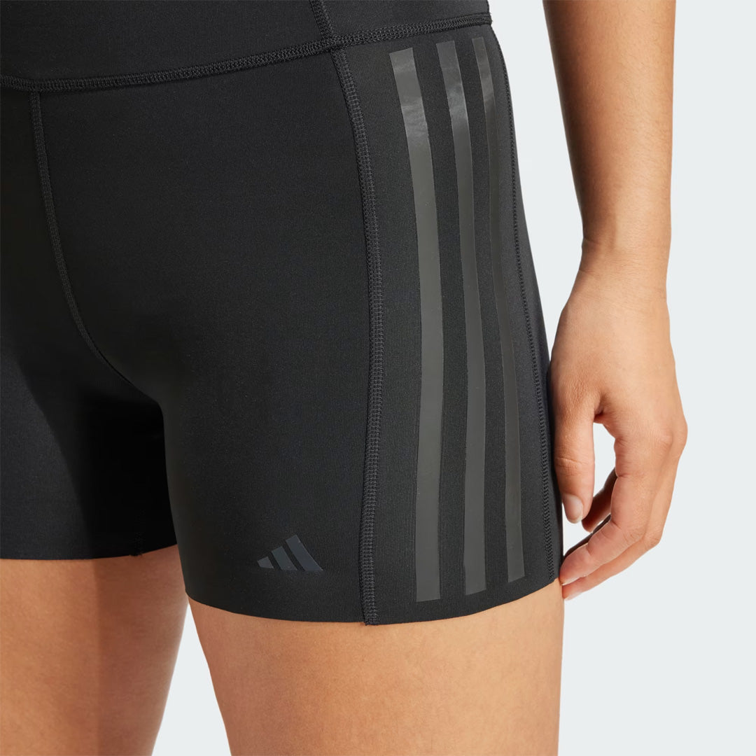 Adidas Optime 4-Inch Raw-Cut-Hem Women's Training Leggings - Black