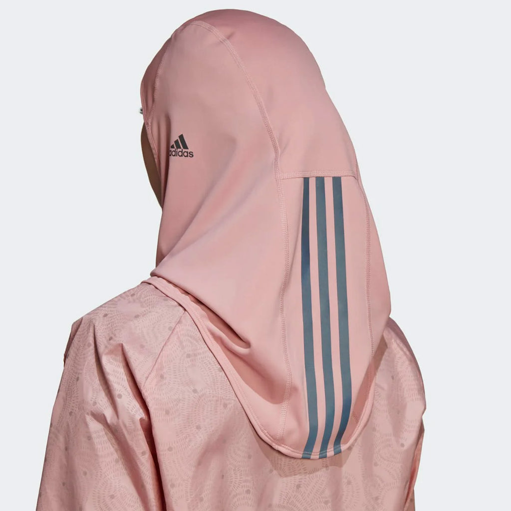 Adidas Run Icons 3-Stripes Women's Sport Hijab - Soft Pink