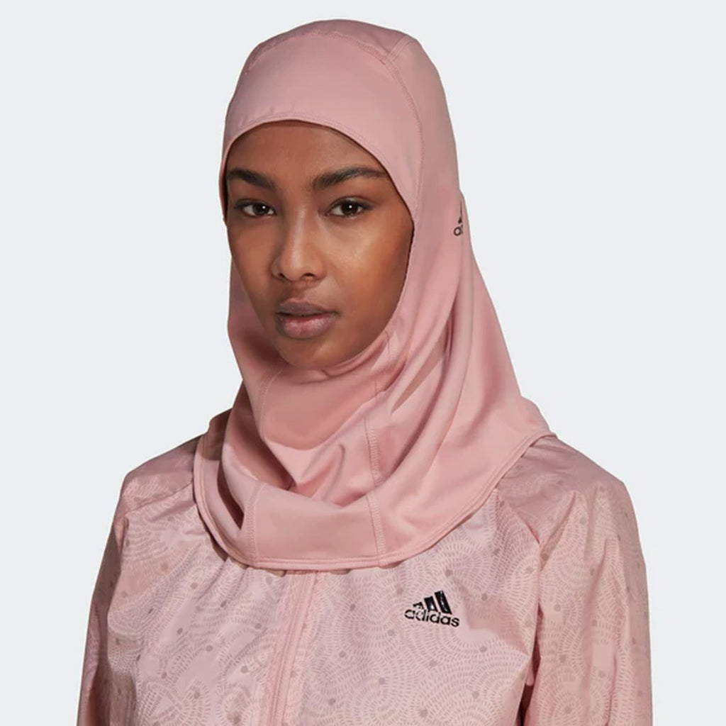 Adidas Run Icons 3-Stripes Women's Sport Hijab - Soft Pink