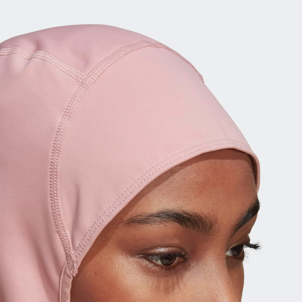 Adidas Run Icons 3-Stripes Women's Sport Hijab - Soft Pink