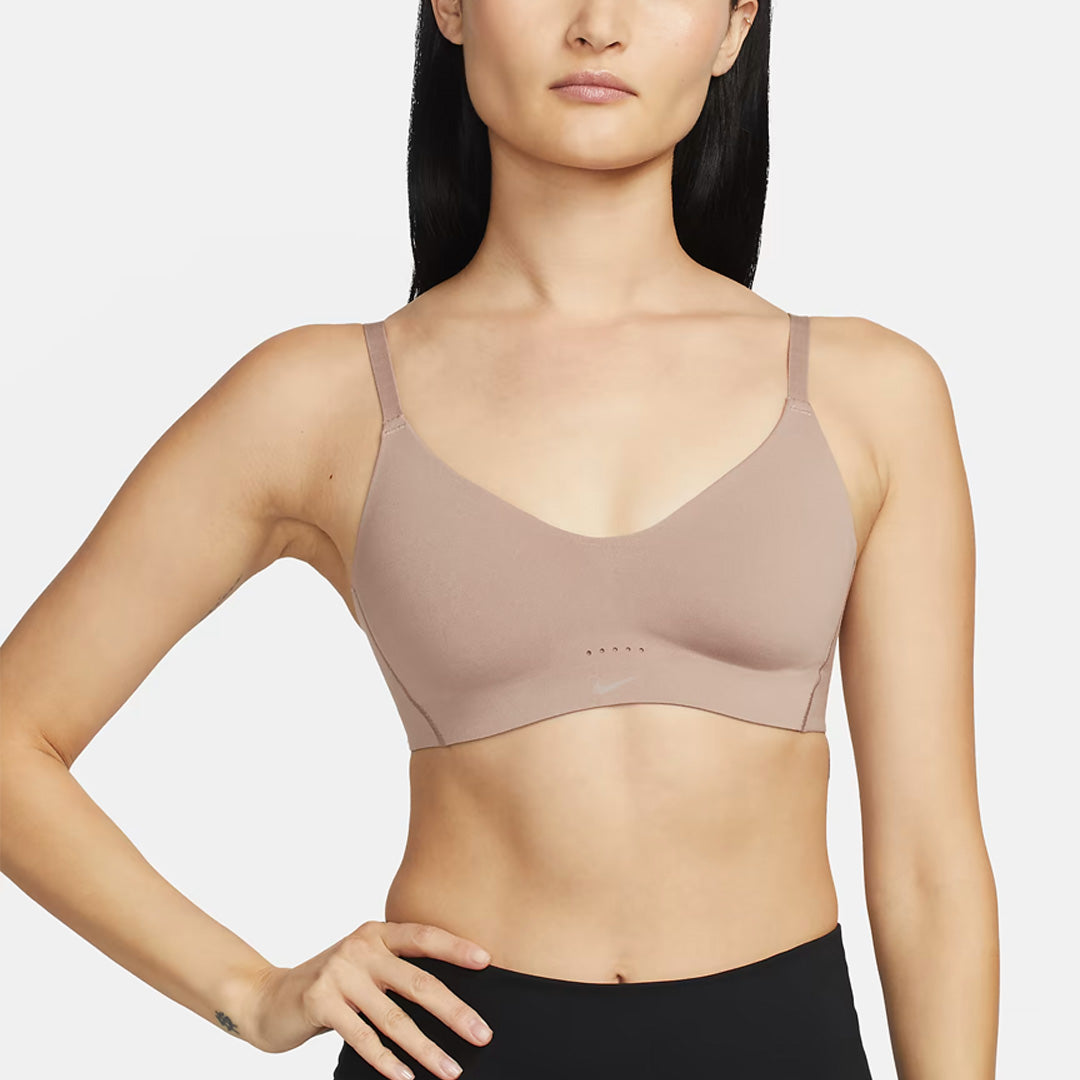 Nike Dri-FIT Alate Minimalist Light-Support Padded Women's Sports Bra - Desert Dust
