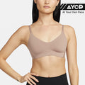 Nike Dri-FIT Alate Minimalist Light-Support Padded Women's Sports Bra - Desert Dust
