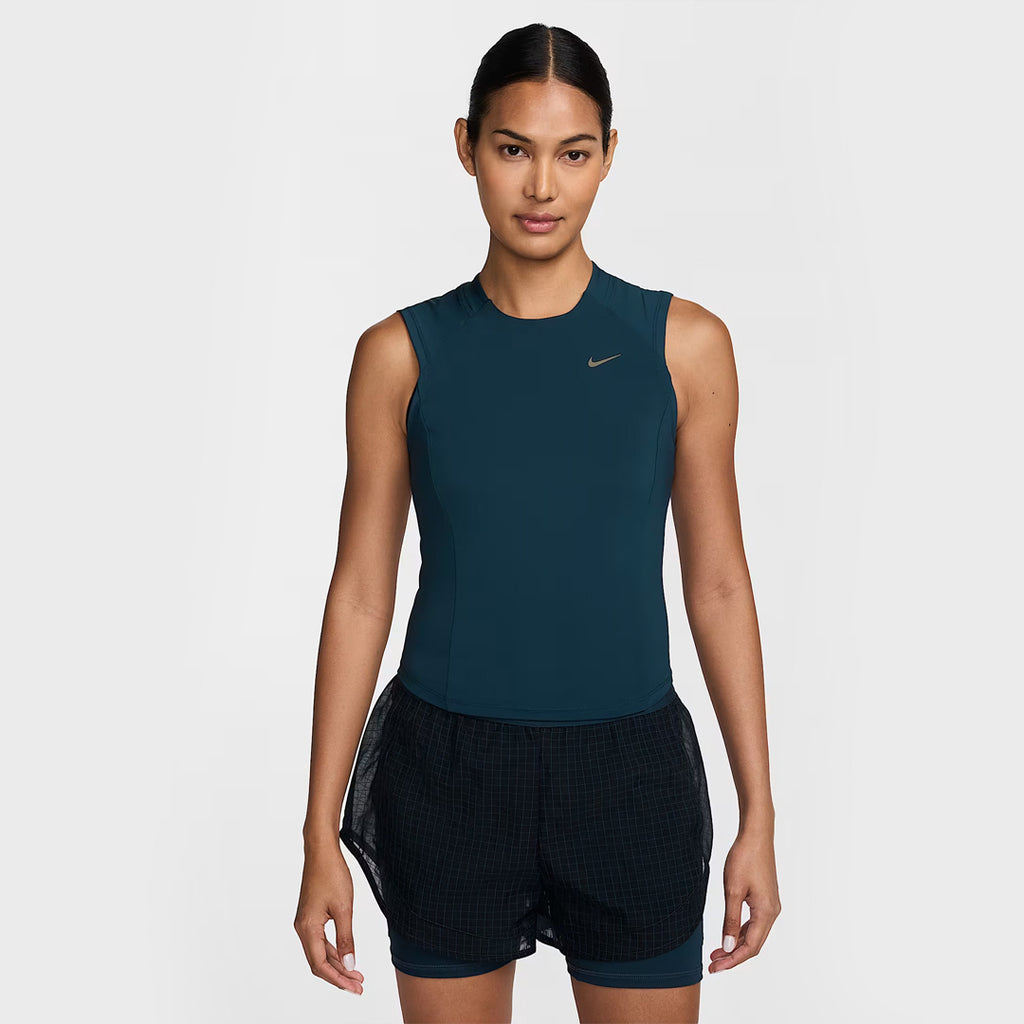 Nike Dri-FIT Running Division Pocket Women's Running Tank Top - Armoury Navy