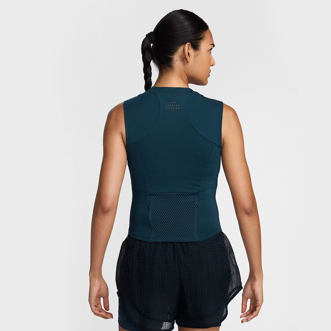 Nike Dri-FIT Running Division Pocket Women's Running Tank Top - Armoury Navy