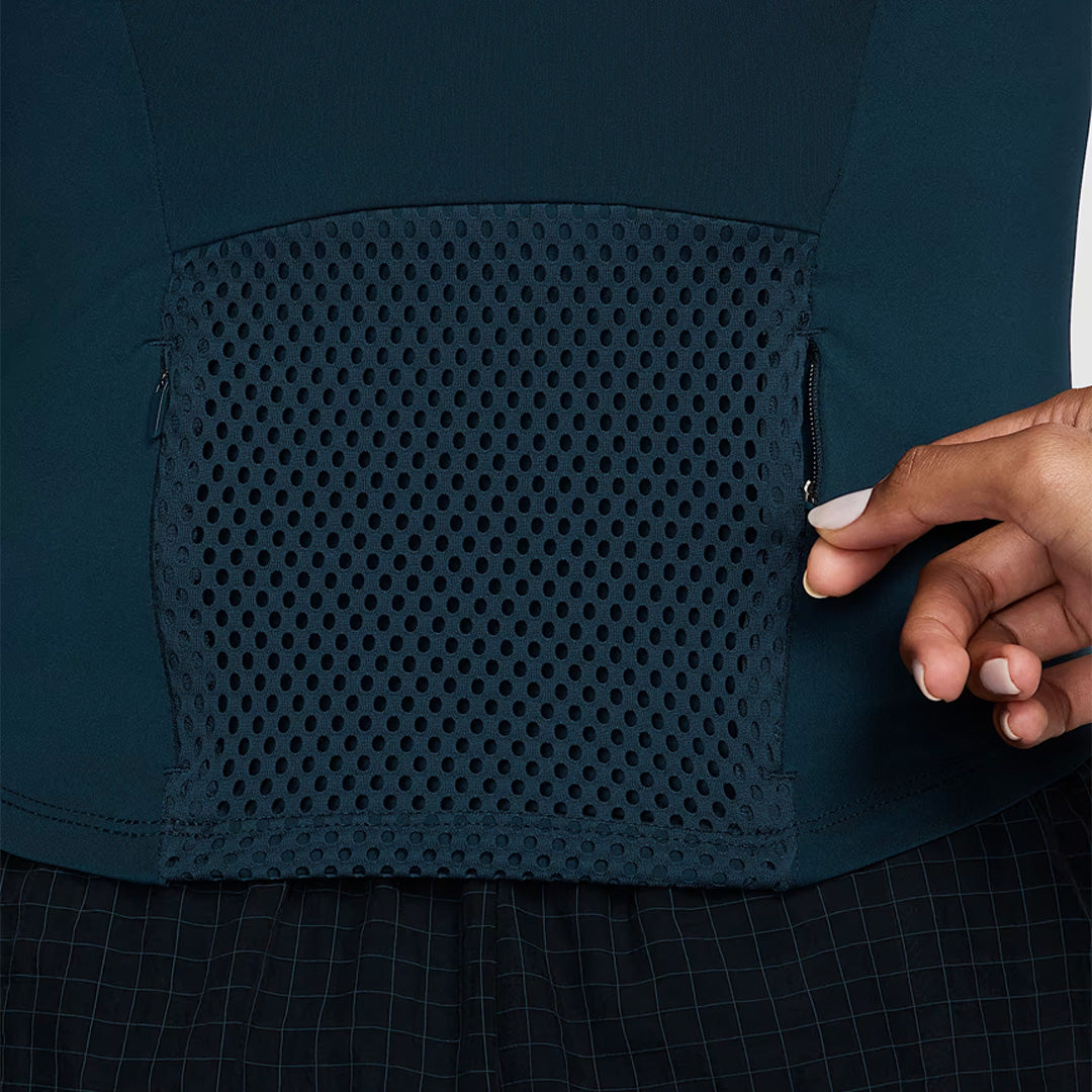 Nike Dri-FIT Running Division Pocket Women's Running Tank Top - Armoury Navy