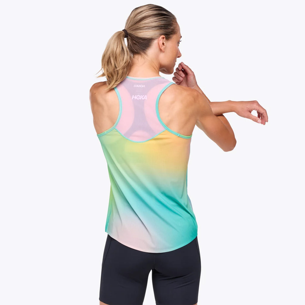 Hoka Airolite Run Printed Tank Women's Running Tank Top - Run Print
