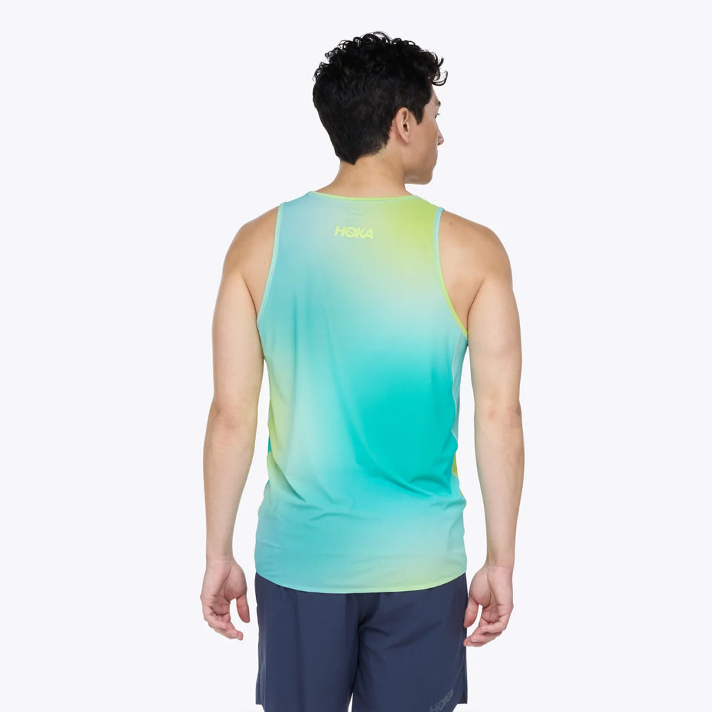 Hoka Airolite Run Men's Running Tank Top - Run Print