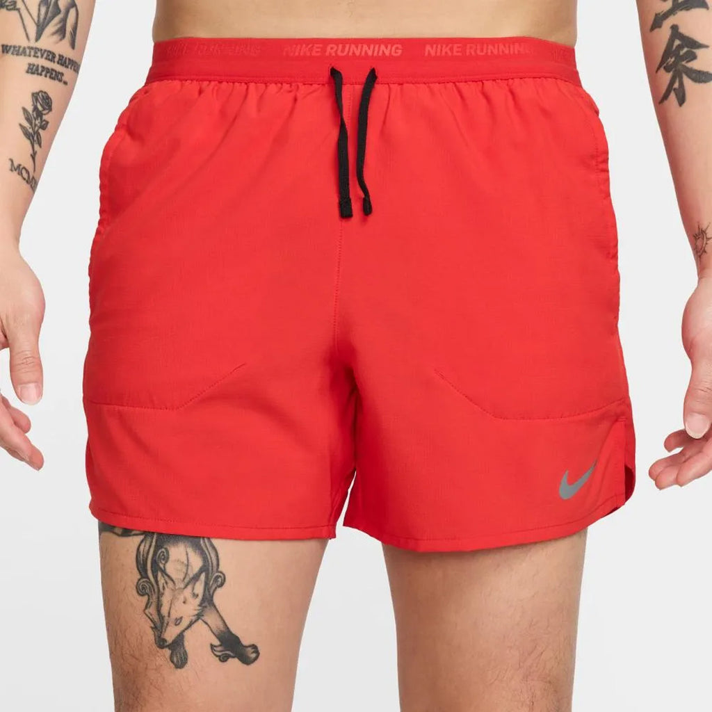NIKE Dri-Fit Stride 5-inch Brief-Lined Nike Running Shorts - University Red