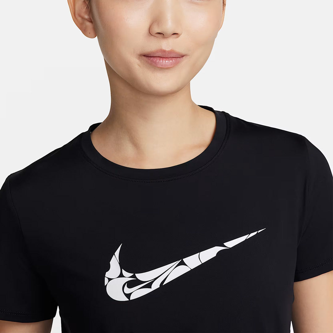 Nike Dri-FIT One Swoosh Women's Running T-Shirt - Black