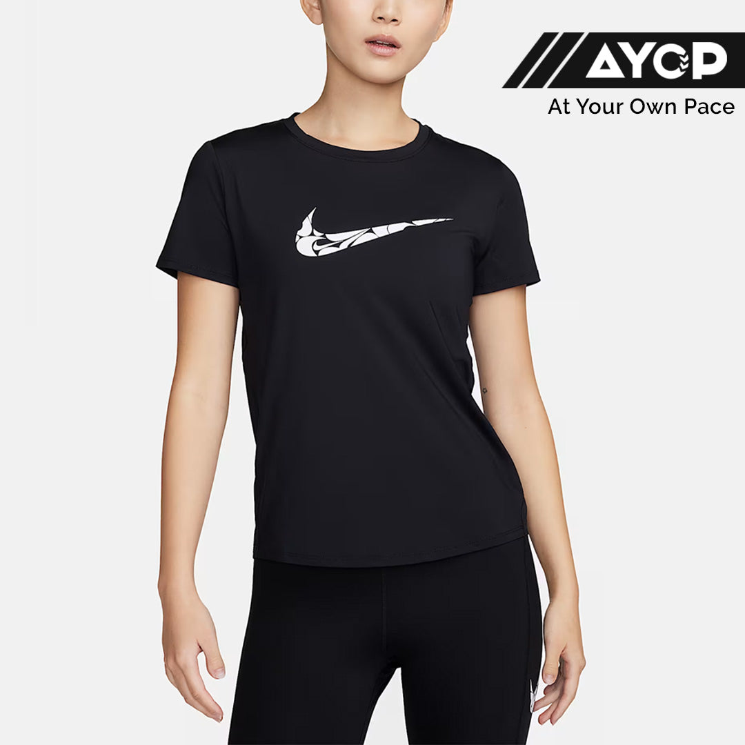 Nike Dri-FIT One Swoosh Women's Running T-Shirt - Black