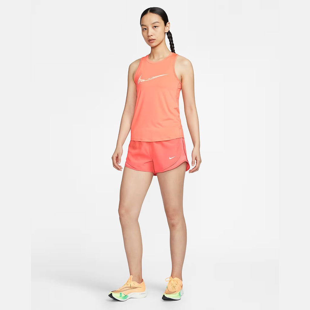 Nike Dri-FIT Tempo Mid-Rise Brief-Lined Women's Running Shorts - Magic Ember