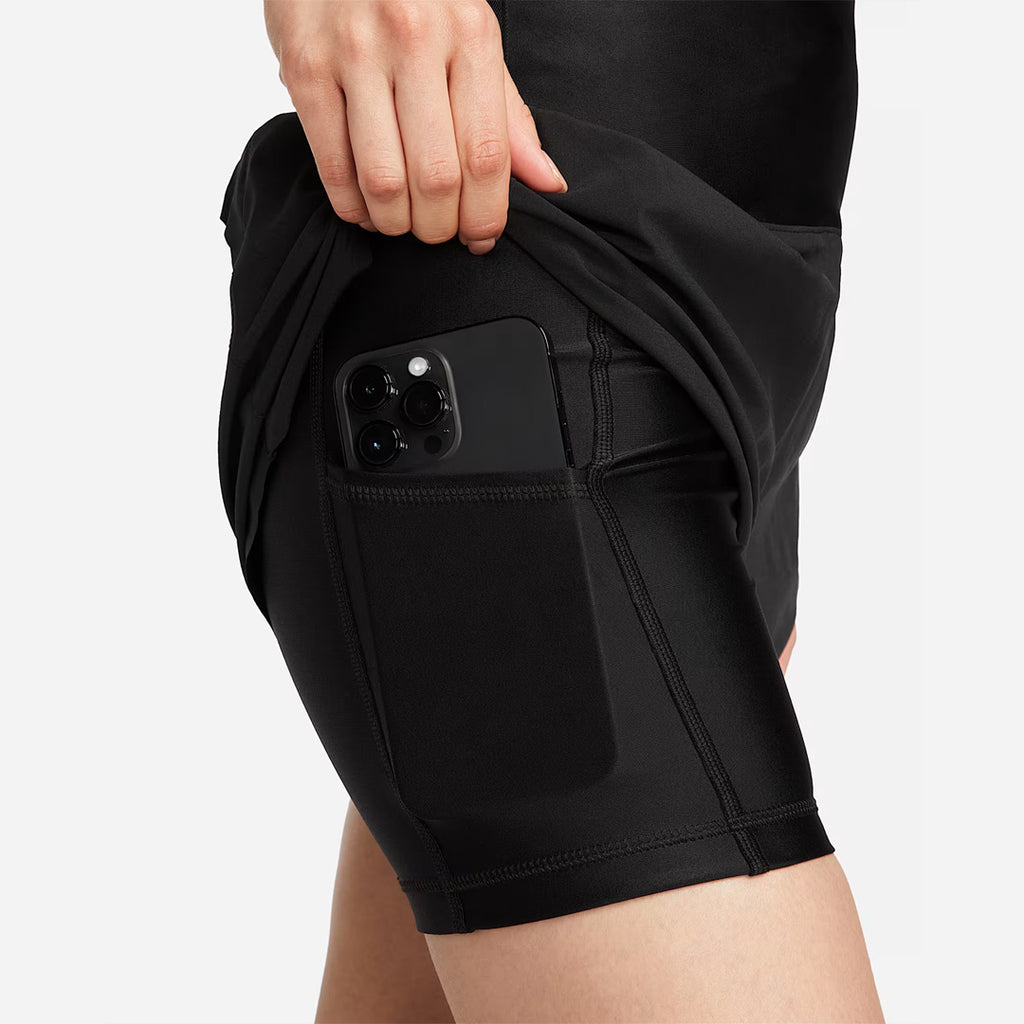 Nike Dri-FIT Swift Mid-Rise 2-in-1 3-inch Women's Running Shorts - Black