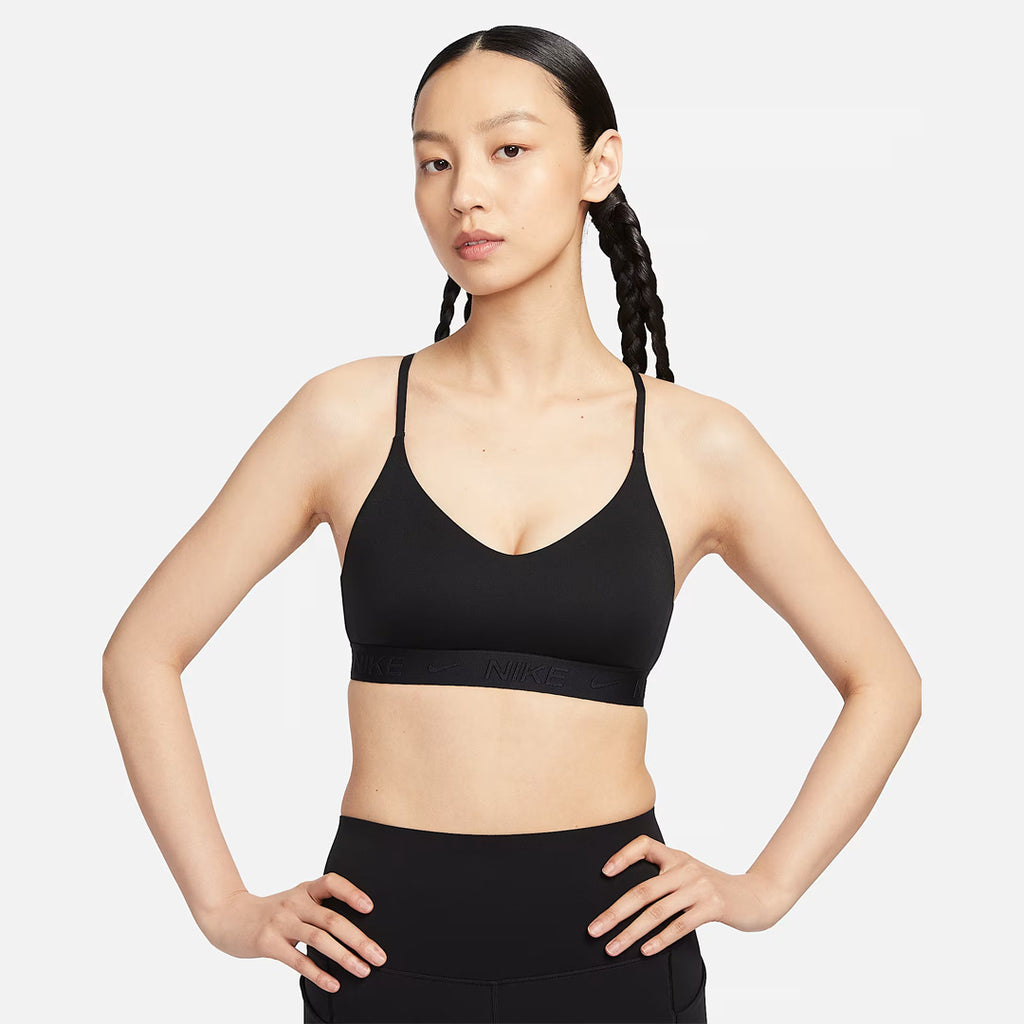 Nike Indy Light Support Padded Adjustable Women's Sports Bra - Black