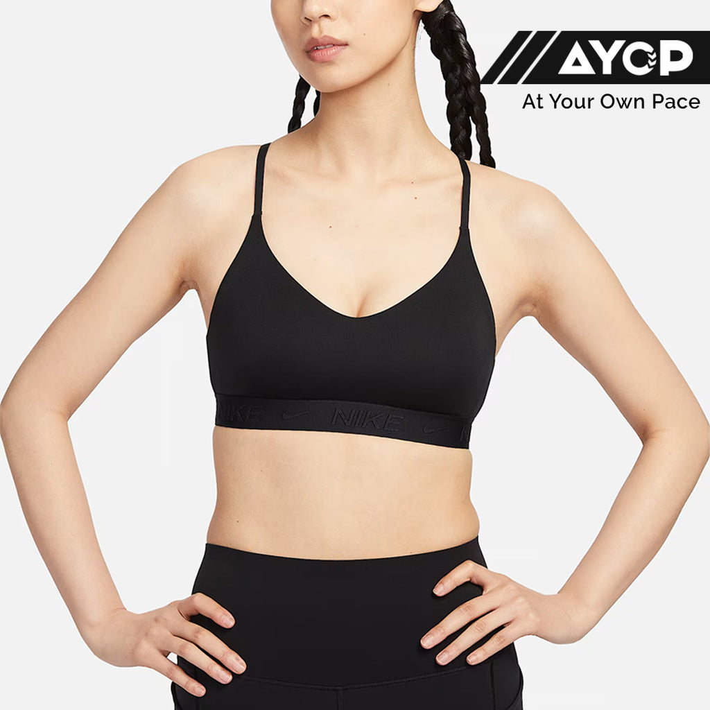 Nike Indy Light Support Padded Adjustable Women's Sports Bra - Black