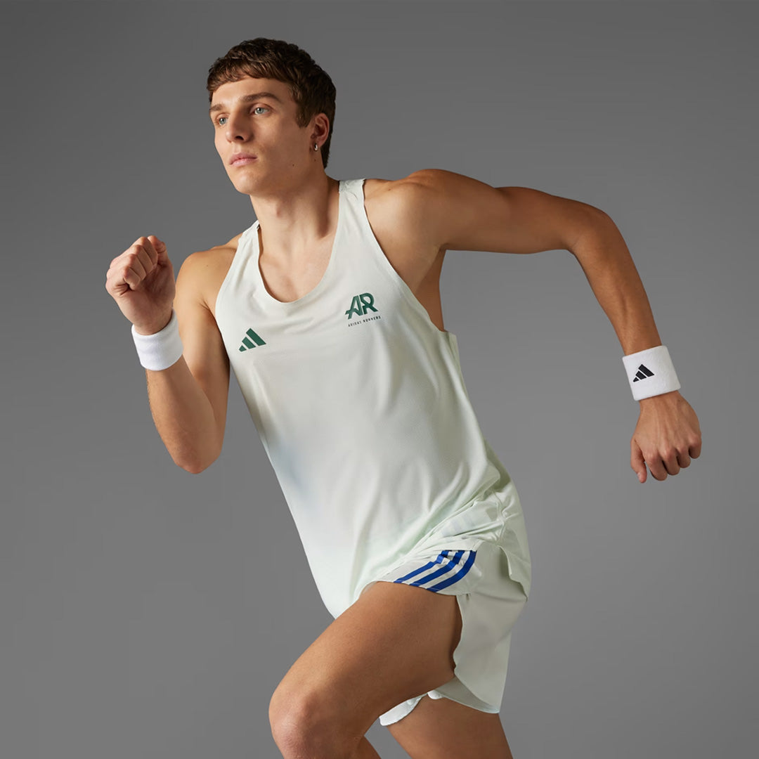 Adidas Runners CLIMACOOL Singlet Men's Running Tank Top - Crystal Jade