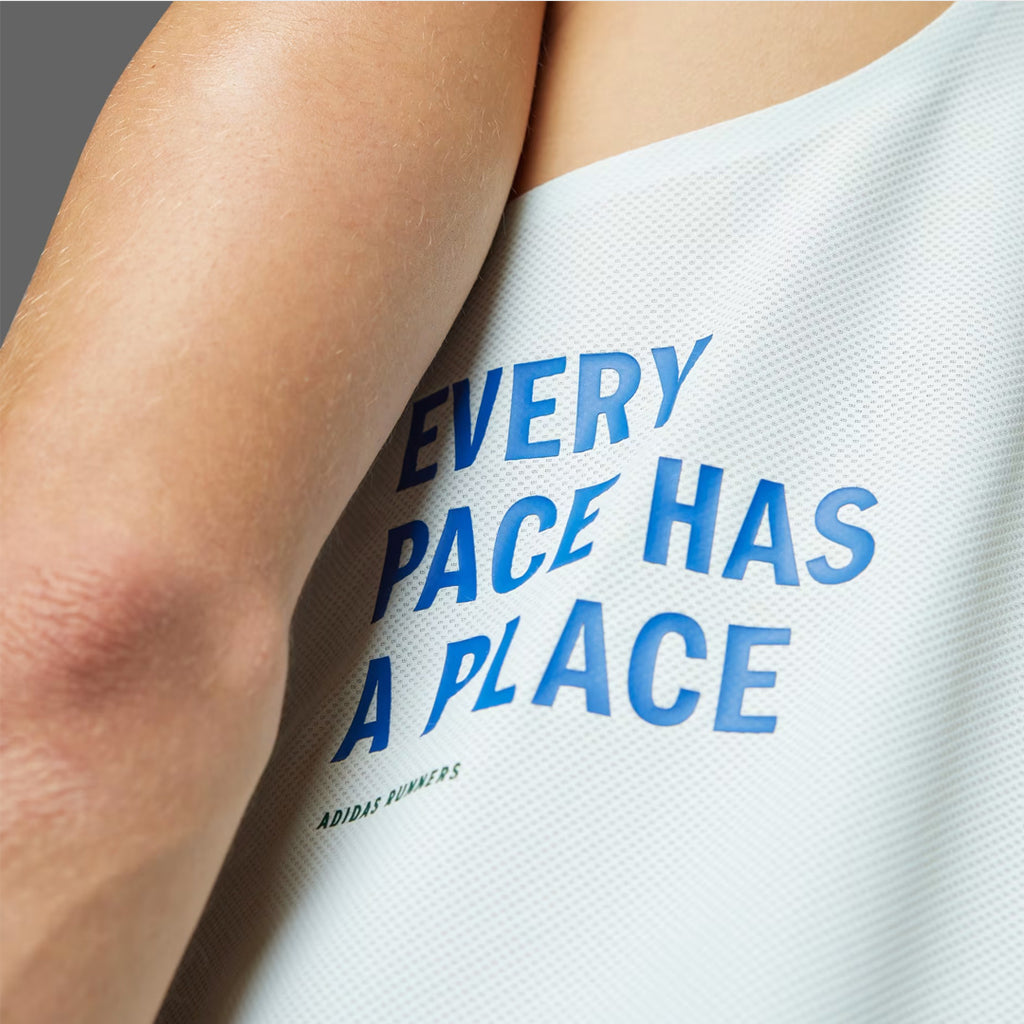 Adidas Runners CLIMACOOL Singlet Men's Running Tank Top - Crystal Jade