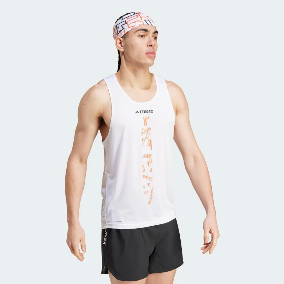Adidas Terrex Xperior Singlet Men's Running Tank Top - White