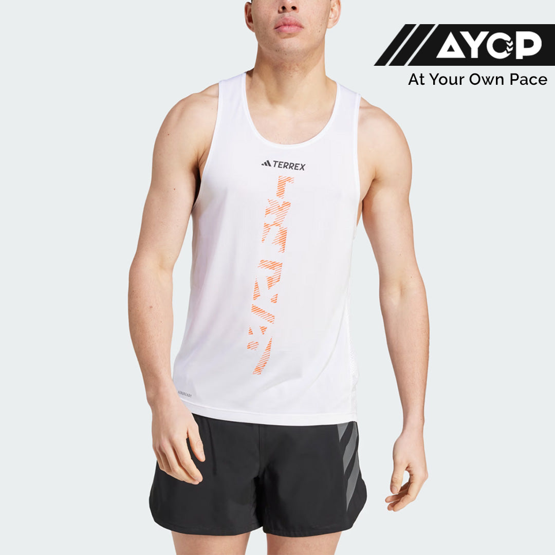 Adidas Terrex Xperior Singlet Men's Running Tank Top - White