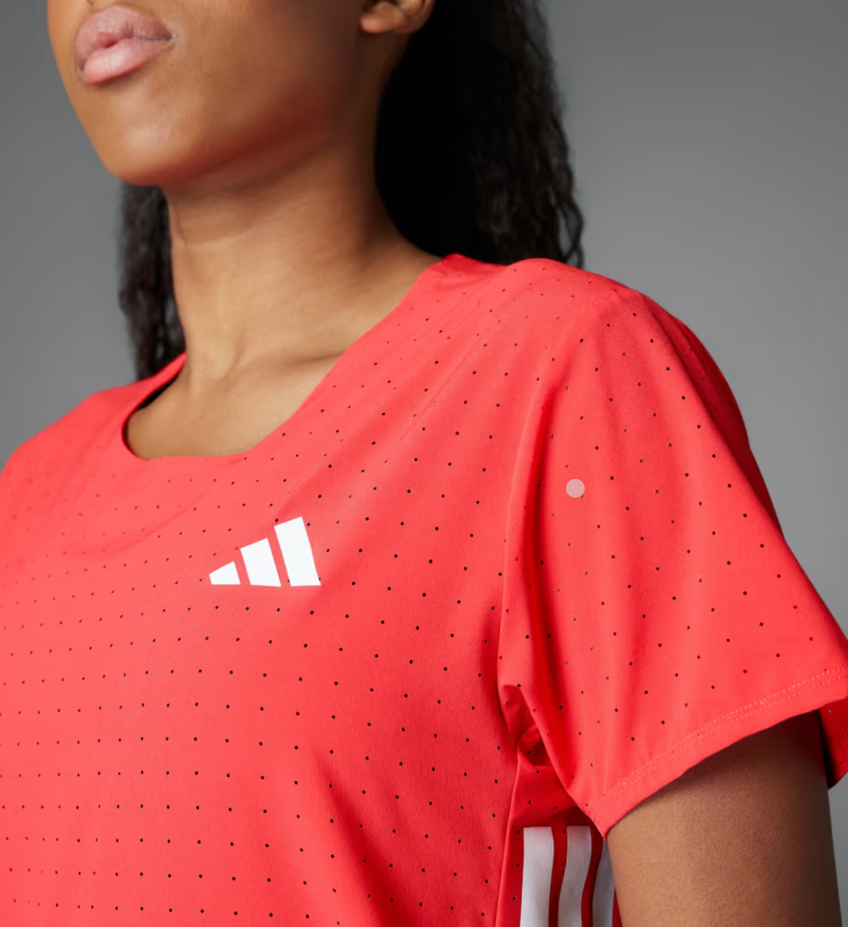 Adidas Adizero Running Tee - Semi Lucid Red
