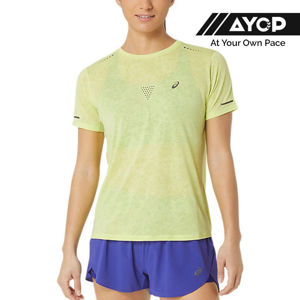 Asics Metarun Pattern Women’s Running T-Shirt - Glow Yellow