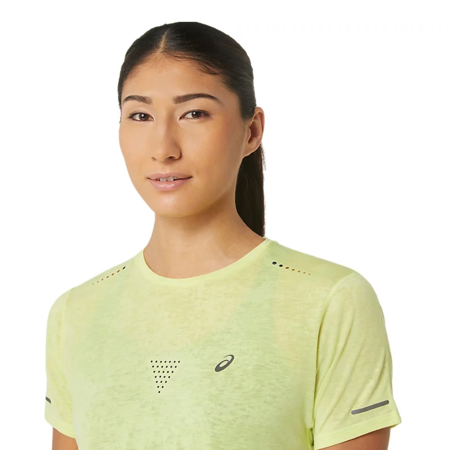 Asics Metarun Pattern Women’s Running T-Shirt - Glow Yellow