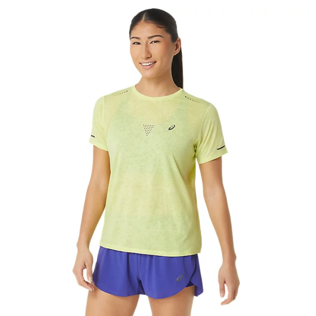 Asics Metarun Pattern Women’s Running T-Shirt - Glow Yellow