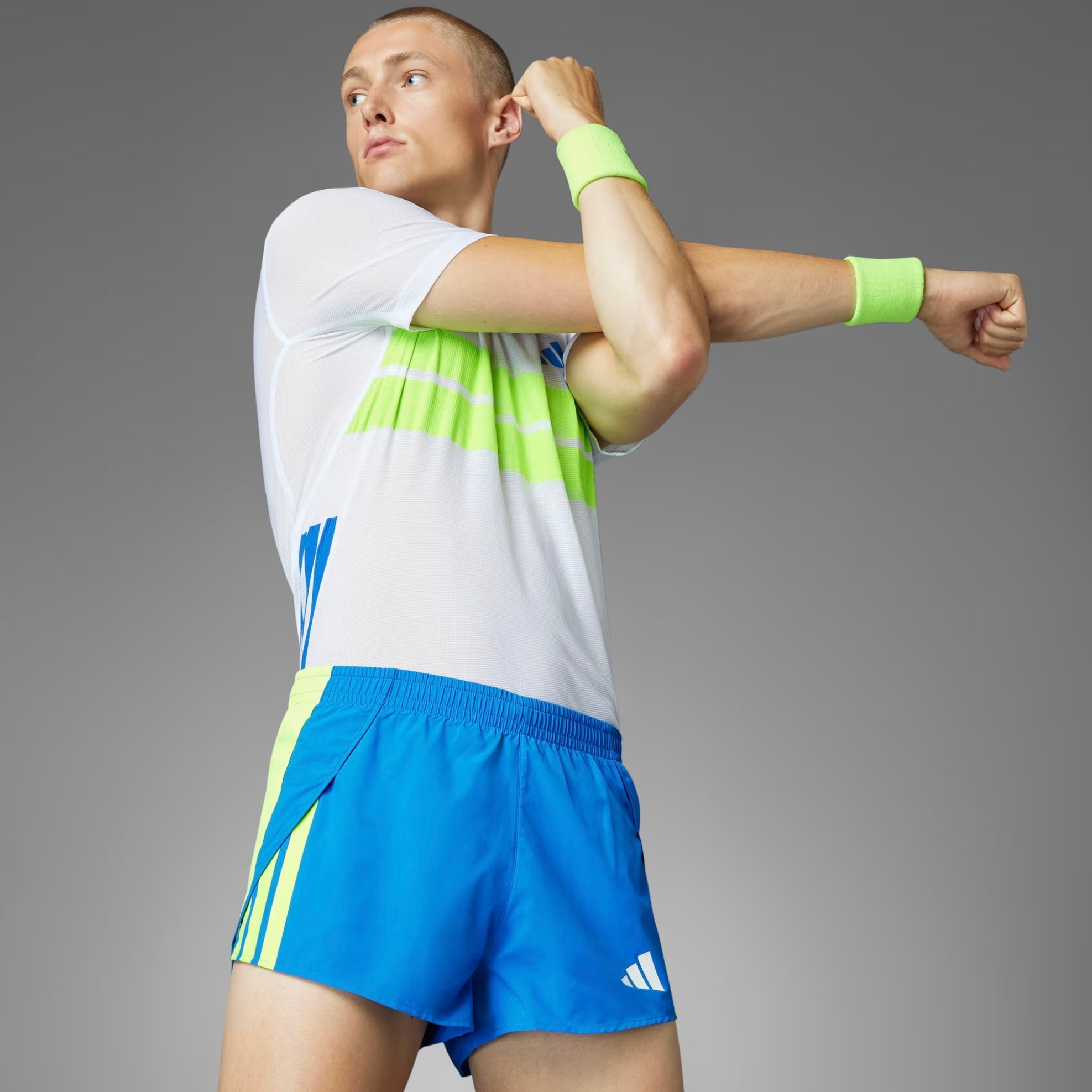 Adidas Adizero Retro 3-inch Men’s Running Shorts - Blue Volt