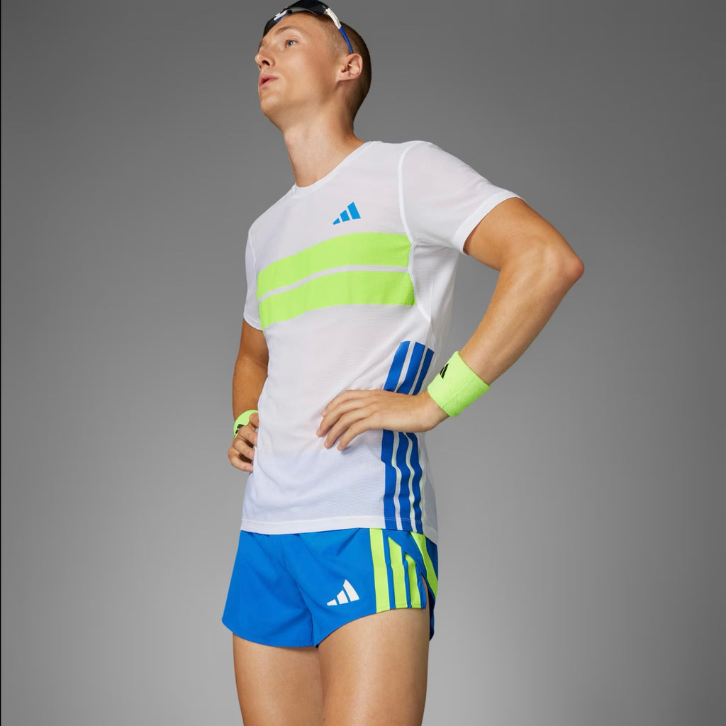 Adidas Adizero Retro 3-inch Men’s Running Shorts - Blue Volt