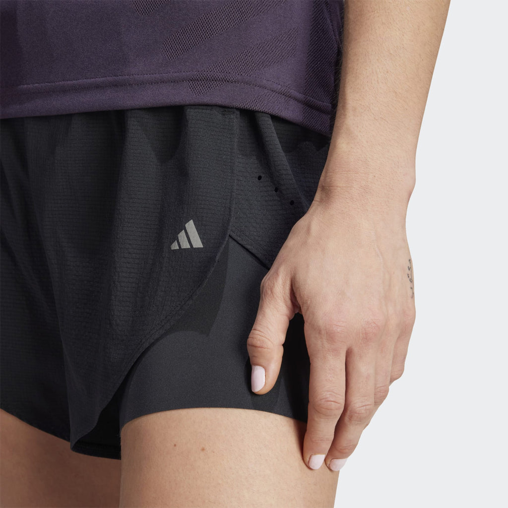 Adidas Designed for Training HEAT.RDY HIIT 2-in-1 Women's Training Shorts - Black