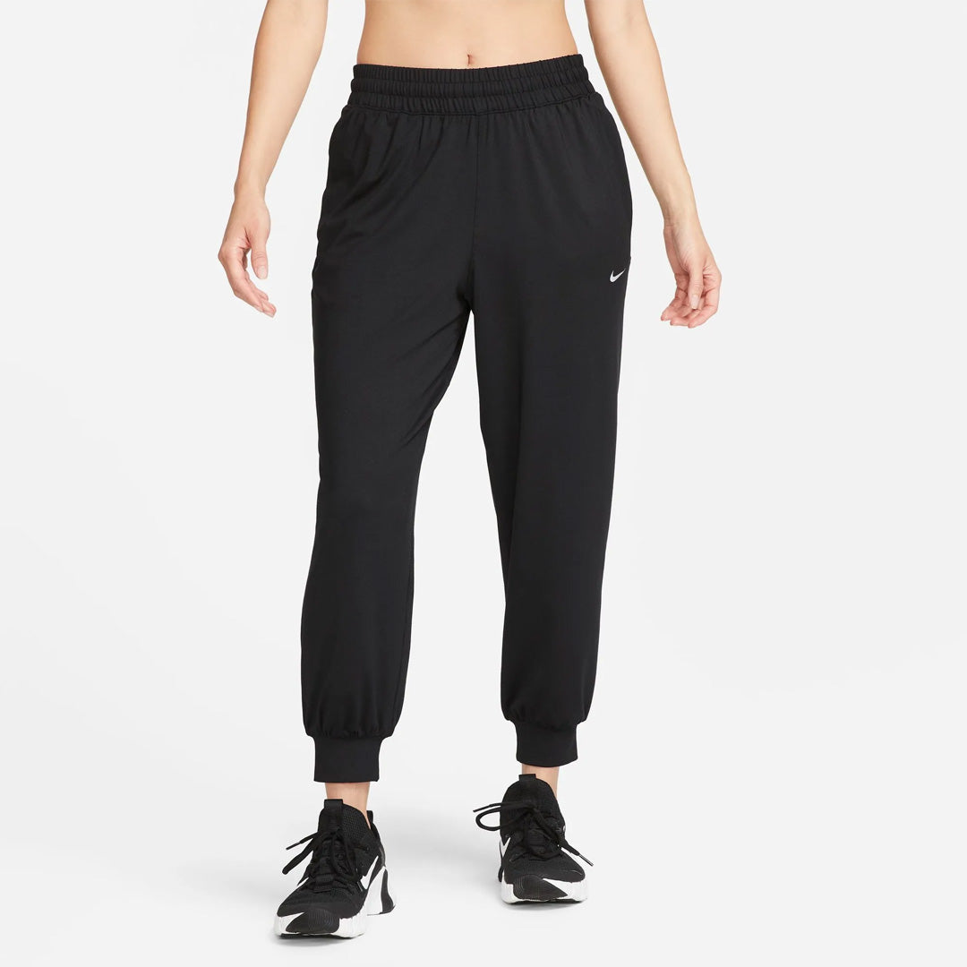 Nike Dri-FIT Mid-Rise 7/8 Knit Joggers Women's Training Trousers - Black