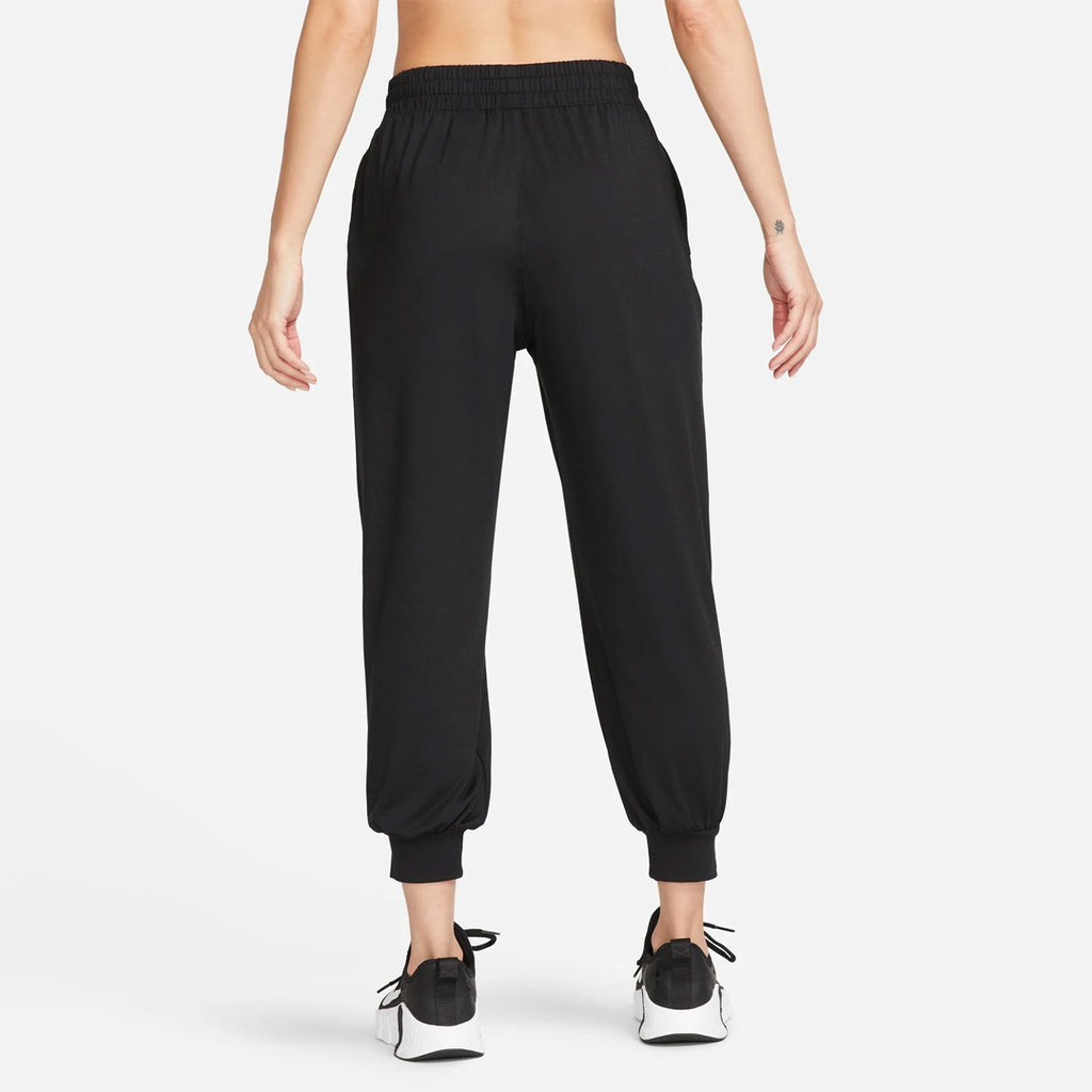 Nike Dri-FIT Mid-Rise 7/8 Knit Joggers Women's Training Trousers - Black
