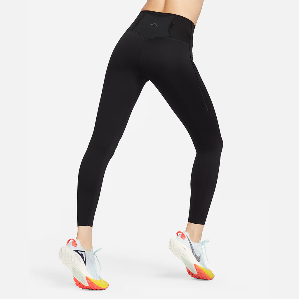 Nike Trail Go Firm-Support High-Waisted 7/8 with Pockets Women's Running Leggings - Black
