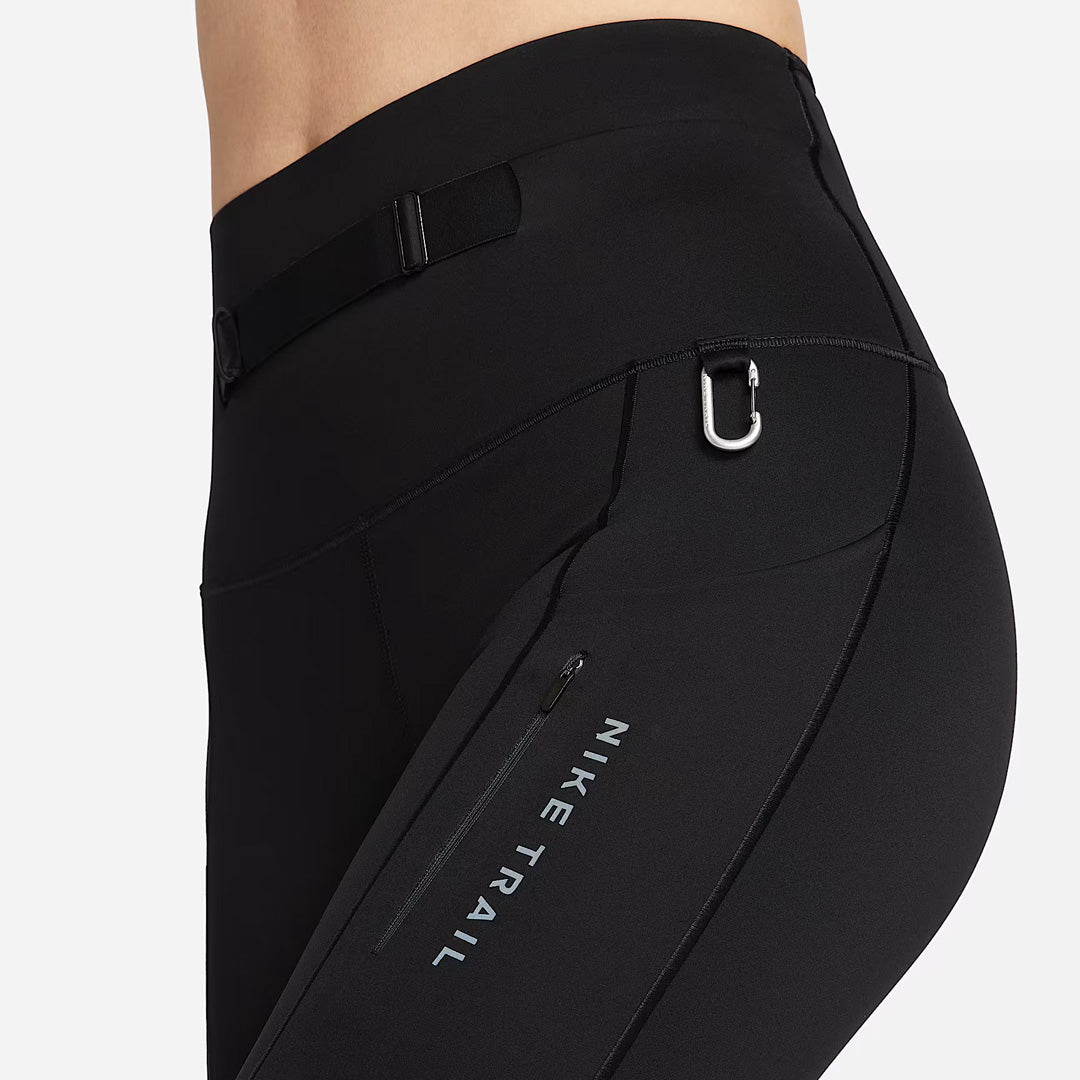 Nike Trail Go Firm-Support High-Waisted 7/8 with Pockets Women's Running Leggings - Black