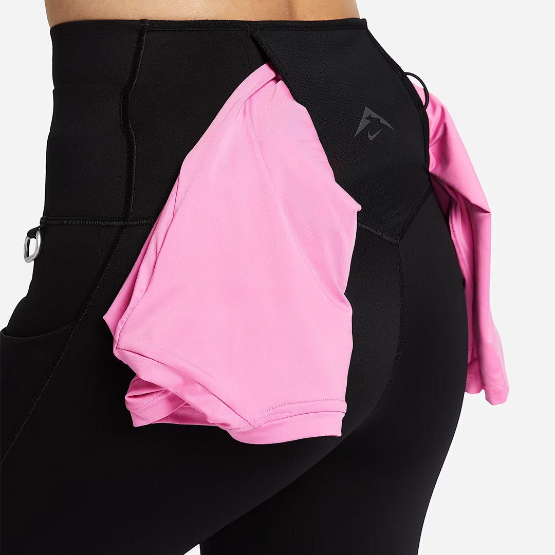 Nike Trail Go Firm-Support High-Waisted 7/8 with Pockets Women's Running Leggings - Black