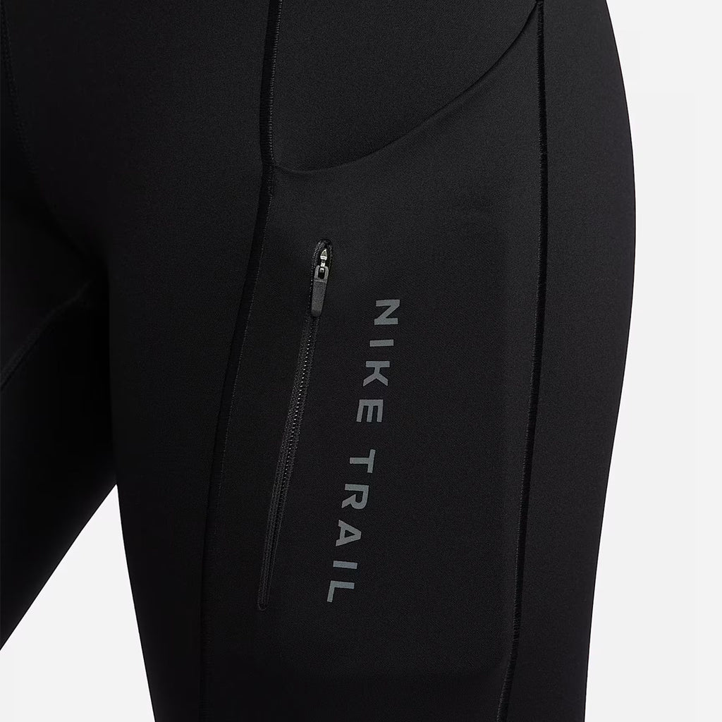 Nike Trail Go Firm-Support High-Waisted 7/8 with Pockets Women's Running Leggings - Black
