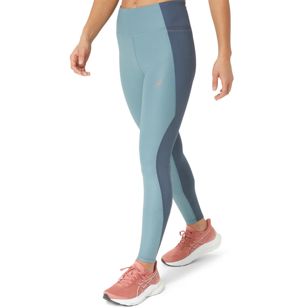 Asics Nagano Run Tight Women's Running Leggings - Foggy Teal/Tarmac