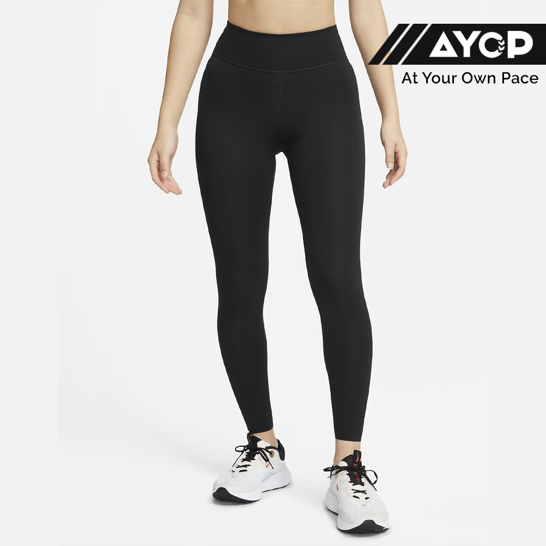 Nike One Luxe Mid-Rise Pocket Women's Running Leggings - Black