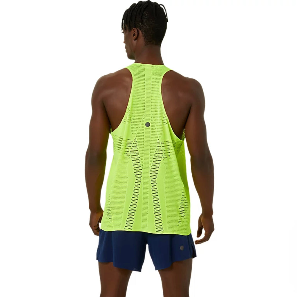 Asics Metarun Singlet Men’s Running Tank Top - Safety Yellow
