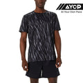 Asics Seasonal All Over Print Men's Running T-Shirt - Performance Black