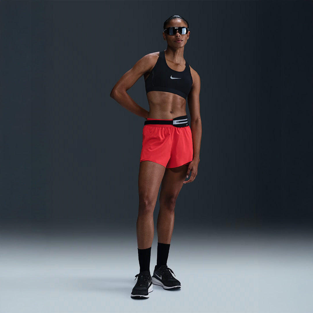 Nike Swift Dri-FIT Mid-Rise 2-in-1 Women's Running Shorts - Light Crimson