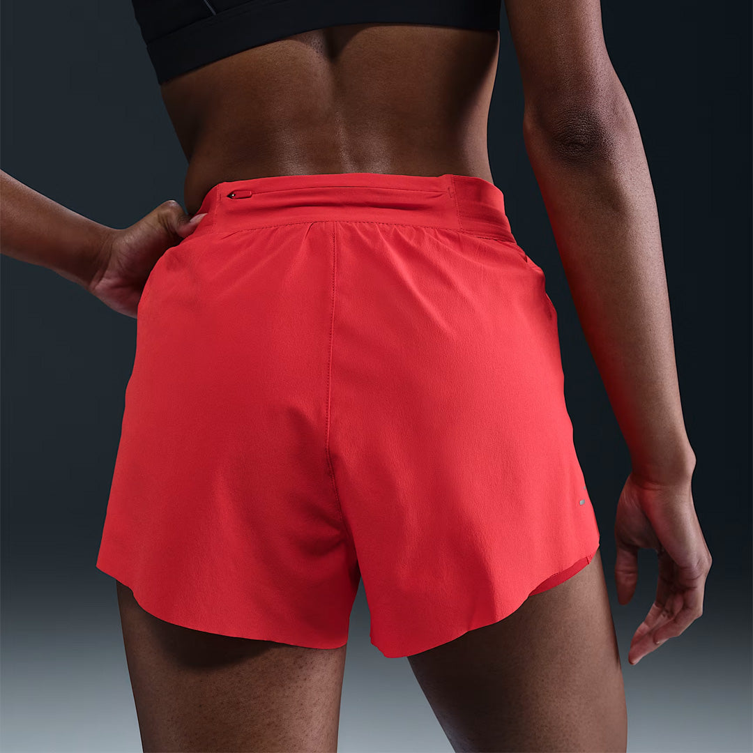 Nike Swift Dri-FIT Mid-Rise 2-in-1 Women's Running Shorts - Light Crimson