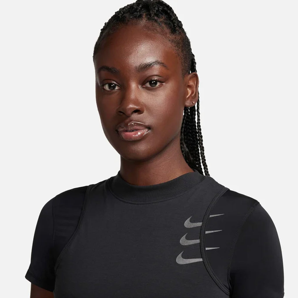 Nike Dri-FIT ADV Running Division Women's Running T-Shirt - Black