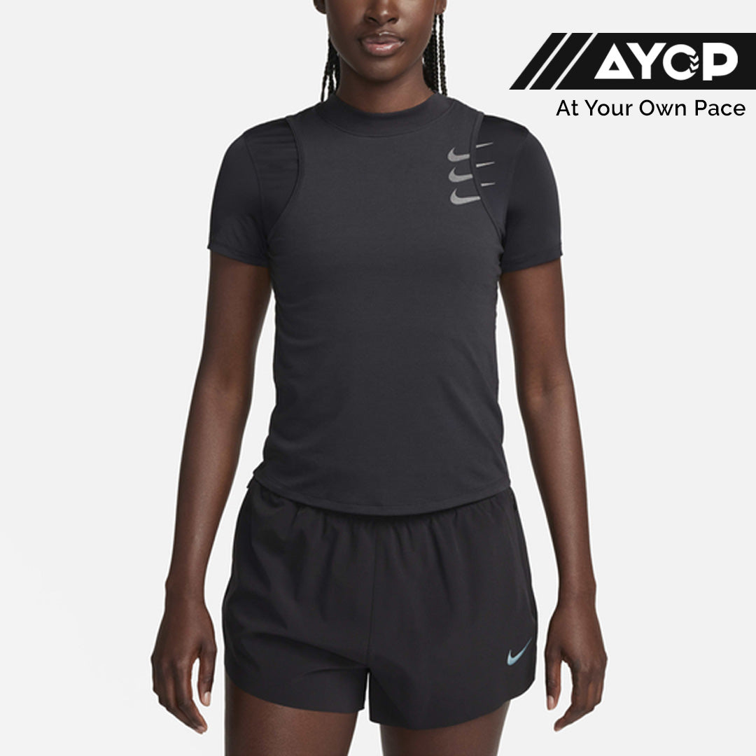 Nike Dri-FIT ADV Running Division Women's Running T-Shirt - Black
